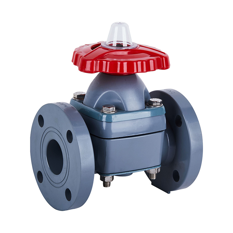 PVC-C G41F-10V flensmembraanklepDN20, DN32-150 20A, 32A-150A JIS-standaard