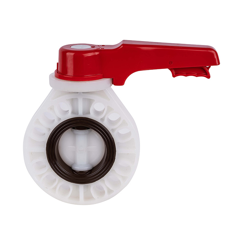 PVDF D71X-10F Handwieltype Vleugelklep DN15-200 15A-200A JIS Standaard