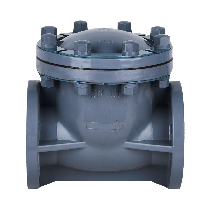 PVC-C H44F-10V terugslagklep met terugslagklep DN15-300 GB standaard