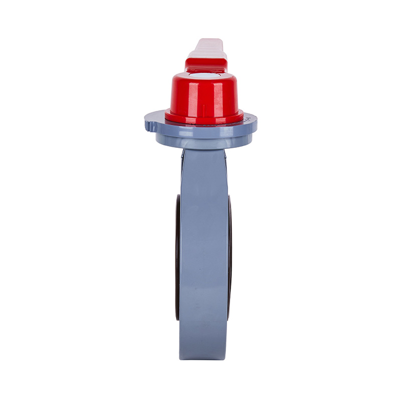PVC-C D71X-10V handgreep vlinderklep DN15-200 15A-200A JIS standaard