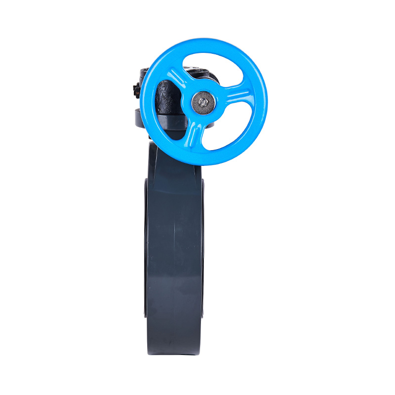 PVC-U D371X-10U wormwiel-vlinderklep DN40-1000 40A-1000A JIS-standaard
