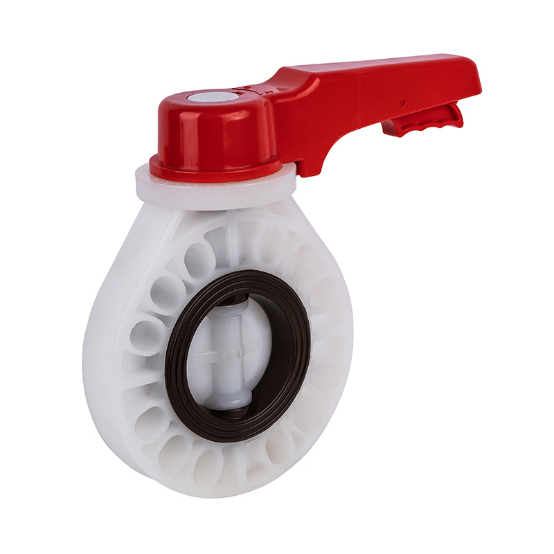 PVDF D71X-10F Greepvlinderklep DN15-200 GB Standaard