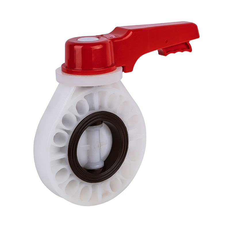 PVDF D71X-10F Greepvlinderklep DN40-200 1-1/2'-8' ANSI Standaard