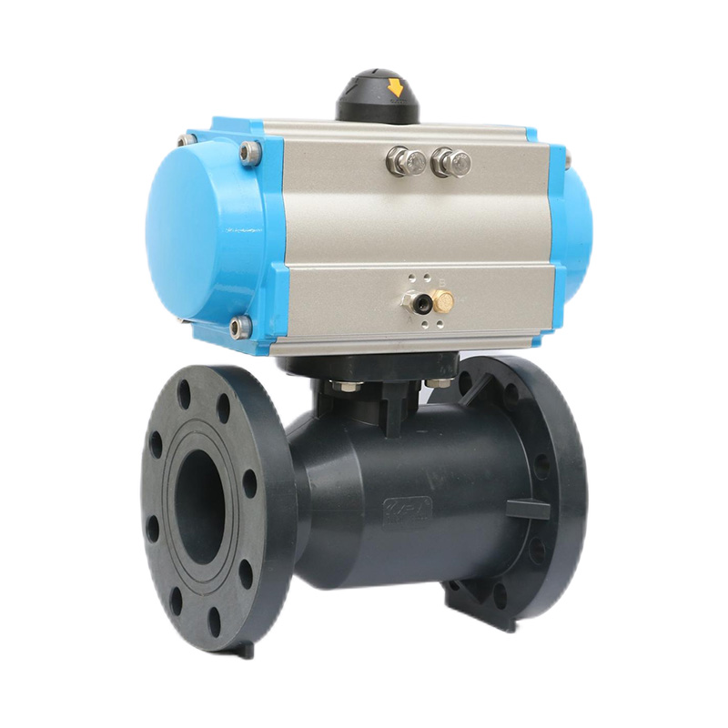 FRPP Q641F-10S Pneumatische flenskogelklep DN15-300 1/2'-12' ANSI-standaard