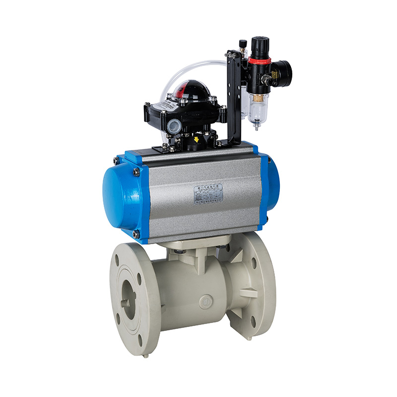 PPH Q641F-10S Pneumatische Flenskogelklep DN20-300 20A-300A JIS Standaard